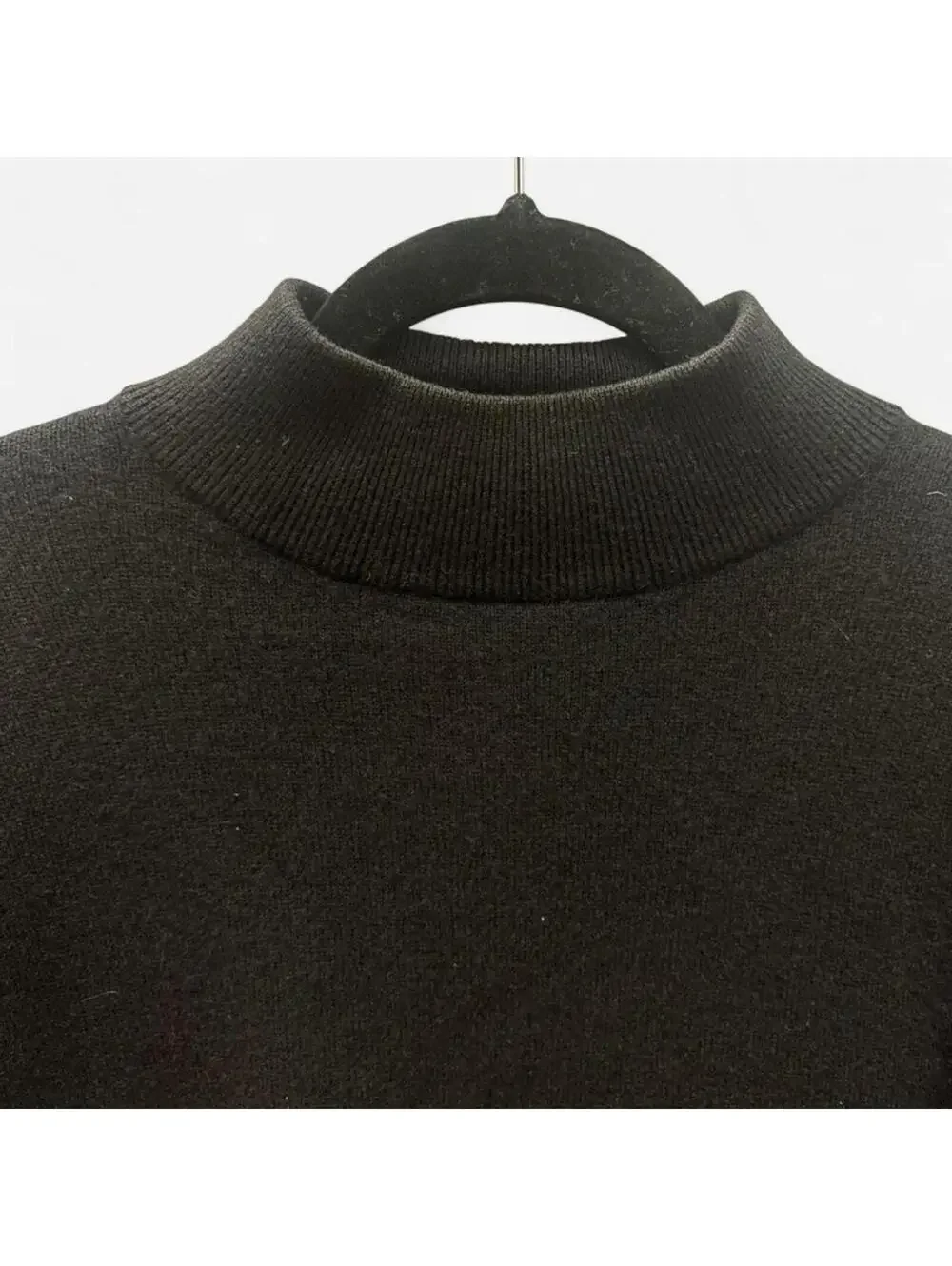 Westbound - Black cashmere mock turtleneck sweater #cashmere #turtleneck